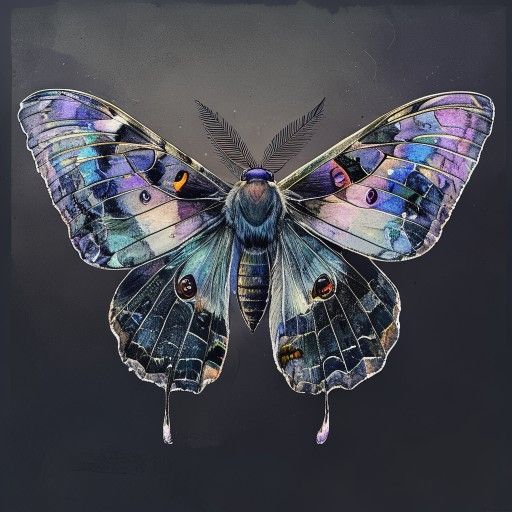 Crystal Moth Iridescent 2027