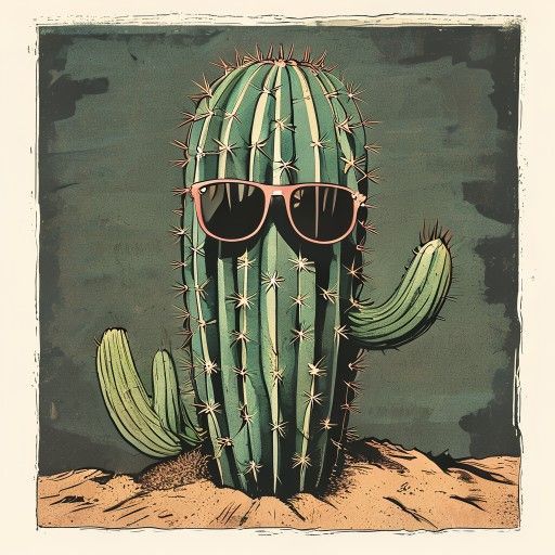 Cactus Sunglasses 1922